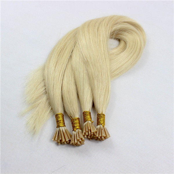 Great lengths quality I tip keratin virgin cuticle hair extensions  ZJ0076